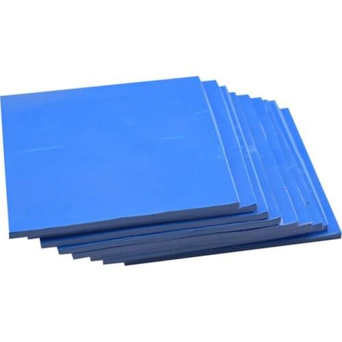 10pcs GPU CPU Heatsink Cooling Conductive Silicone Pad 100mm*100mm*1mm Thermal Pad high quality