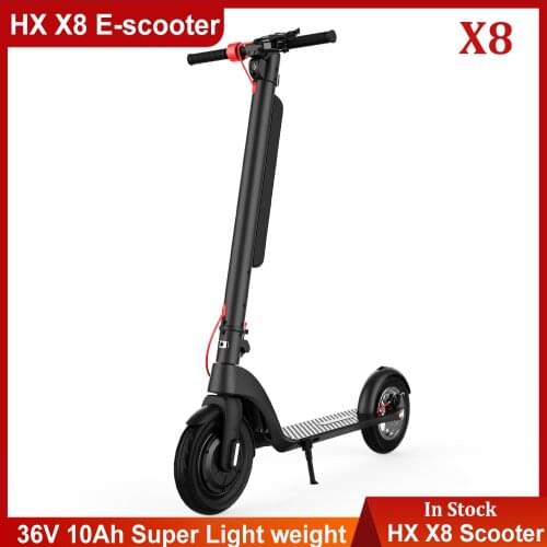 Folding HX X8 Electric Skateboard scooter Bicycle Foldable Kick Scooter 36V 10Ah Escooter
