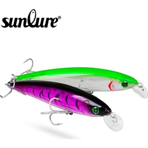 1PC New Fishing Lures 16cm-6.3"/44g-1.56oz Fishing Tackle 9 Colors Minnow Baits with 1/0 BKB Hook Fishing Bait