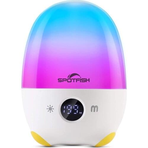 Night Lights for Kids, Baby Nursery Lamp with Color Changing & Timer Setting, Touch Bedside Lamp Rechargeable Night Light