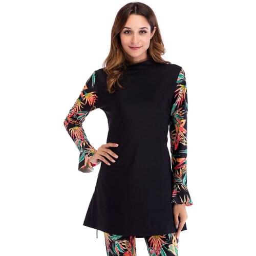 Swimsuit Ladies Conservative Swimsuit Printed Women Beach Swimsuit Swimsuits Jumpsuit Black Sexy 8xl plus size women