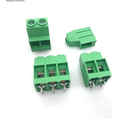 10pcs KF635-6.35MM KF7620-7.62MM KF950-9.5MM 2P 3P Screw type PCB terminal block line 30A can be spliced