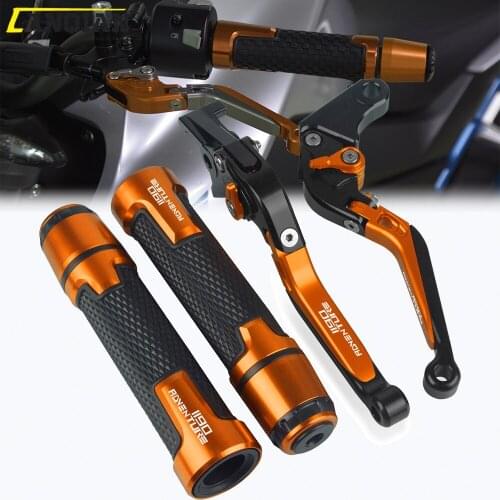 Motorcycle Accessories CNC Brake Clutch Lever Handlebar HandGrip Ends For 1190Adventure 1190 Adventure R 2013 2014 2015 2016