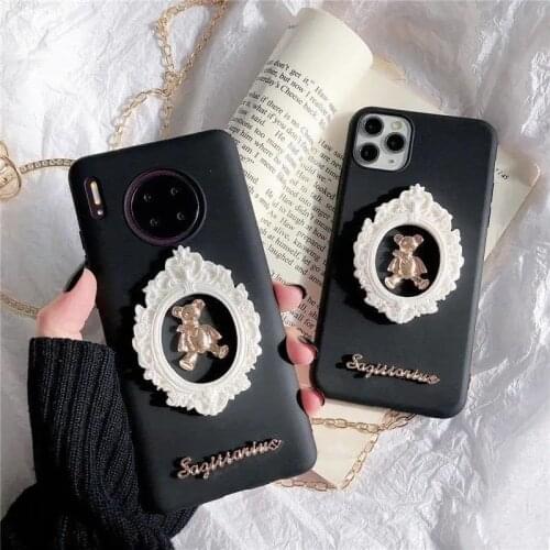 Case for Xiaomi Poco F1 F2 X3 NFC M2 M3 Mi Mix 2S Max 3 Frame Bear Vintage Goddess Soft Phone Cover for Redmi S2 Go K20 K30 Pro