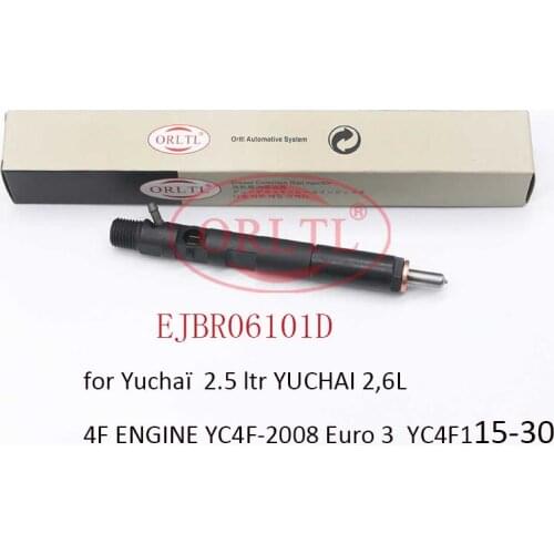 4 pieces EJBR06101D,Diesel Common Rail Fuel Injector 6101D For Yuchaï 2.5 ltr YUCHAI 2,6L 4F ENGINE YC4F-2008 Eur3，YC4F115-30