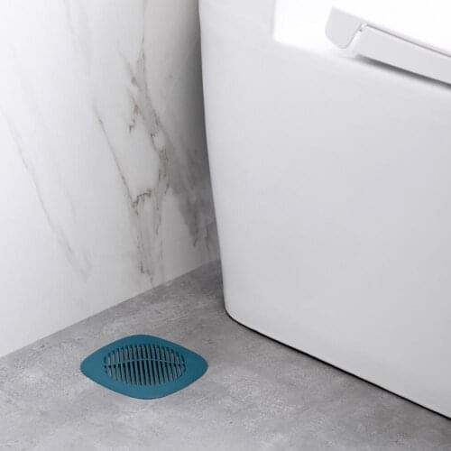 Bathroom Floor Drain Sink Filter Shower Drain Hair Catcher Reusable Soft Silicone Hair Dust Drain Strainer for Bathtub