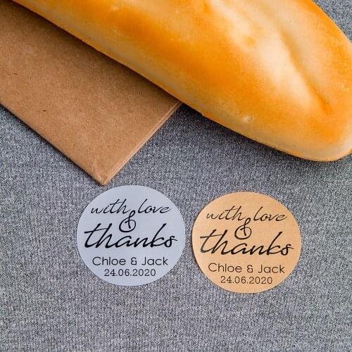 #41BGJ-40mm diameter round sticker, matte silver, kraft paper, matte white sticker,Wedding label stickers,wedding decoration