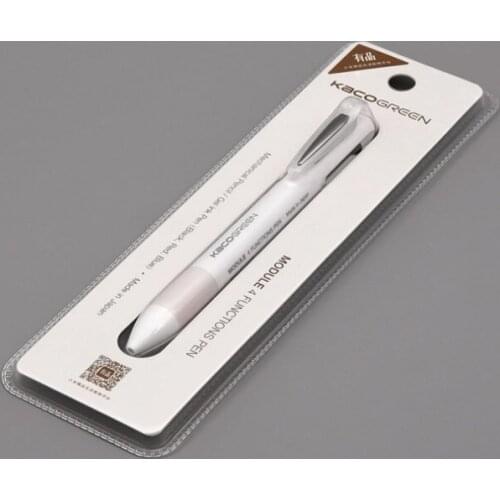 MIRUI 4 In 1 Multi-function Pen 0.5mm Black Blue Red Refill Gel Pen Mechanical Pencil Japanese Stationery Office School Supplies