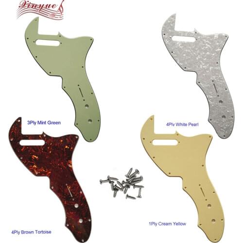 Pleroo Guitar Parts For 12 hole screws US Tele 69 Thinline Guitar Pickguard Scratch Plate