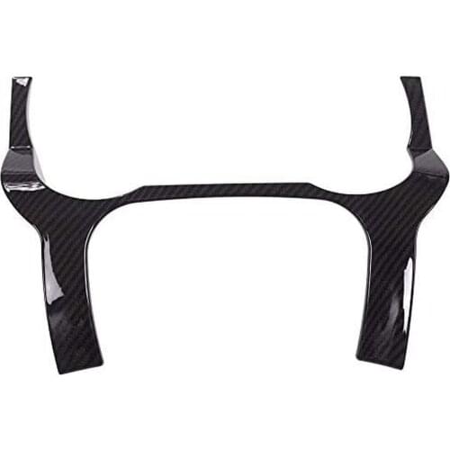 For Land Rover Range Rover Evoque 2012-2017 ABS Sticker Front Dashboard Edge Cover Frame Trim Carbon Fiber Style