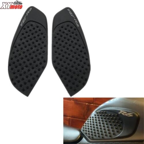Motorcycle Tank Pad Sticker For Yamaha YZF600 R6 2008-2016 Side Gas Knee Grips Traction 3M Decal R6 08-16 Anti slip Protector