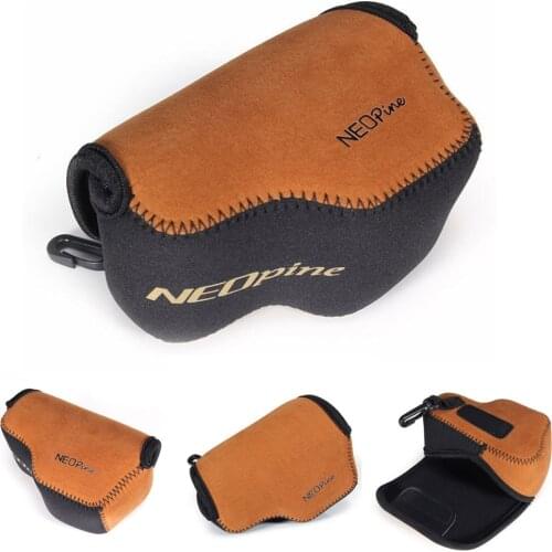 Portable Neoprene Soft Camera Case for Sony Alpha A5000 A5100 NEX-5T NEX-3N NEX-5R with 16-50mm Lens Digital Camera