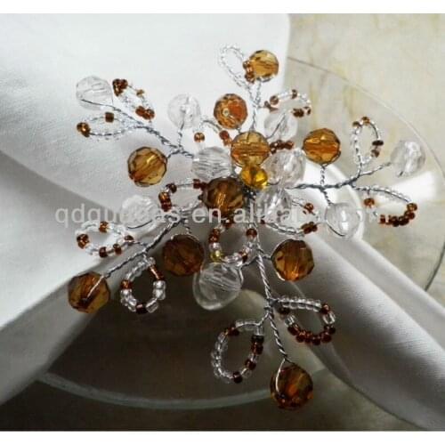 Aliexpress sold beaded wedding napkin ring