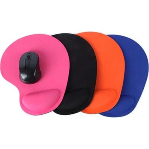 Comfort Wrist Rest Protect Mouse Pad Thicken Desk Soft Geometric Mouse Pad for Notebook Gaming Pad Solid Color Mice Mat