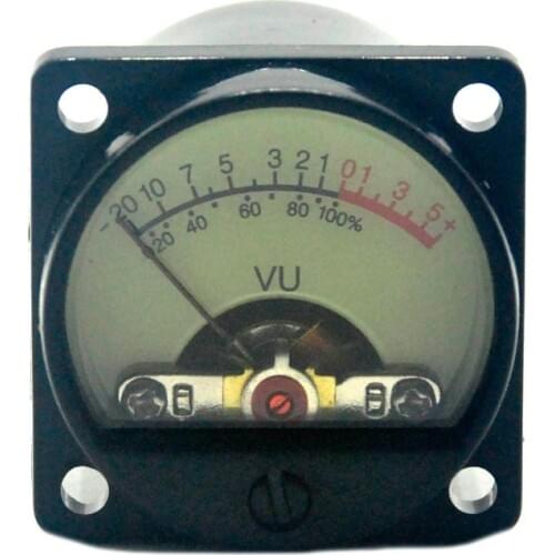 TR-35 High-precision VU Meter Head Power Amplifier DB Table Audio Amplifier Level Meter Sound Pressure Meter with backlight