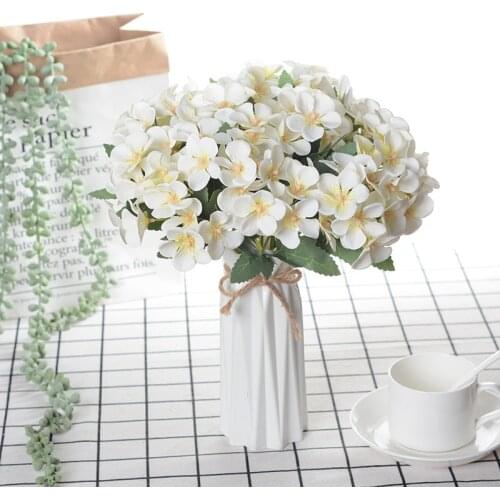 Apple flower artificial flower home wedding garden decoration long branch bouquet DIY bridal silk simulation flower accessories