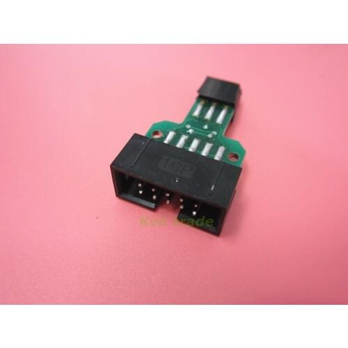 10PCS/lot 10 Pin to 6 Pin Adapter Board for AVRISP MKII USBASP STK500 High Quality
