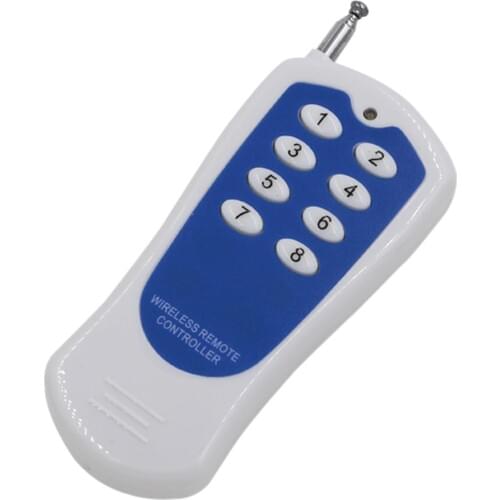 10pcs /lot DC12V 8CH 8Keys RF Wireless Remote Controller with Tracking Number 315/433.92 MHZ Best Price