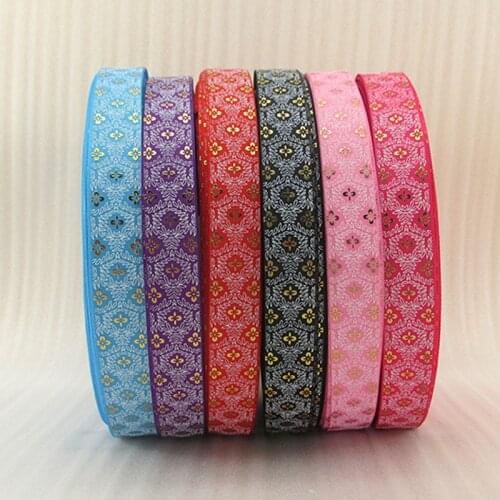 22mm Plaid Glitter Grosgrain Ribbon Fabric Gift Wrapping DIY Sewing Wrapping Art Sewing Bow-knot Crafts Home Packing,5Yc19917