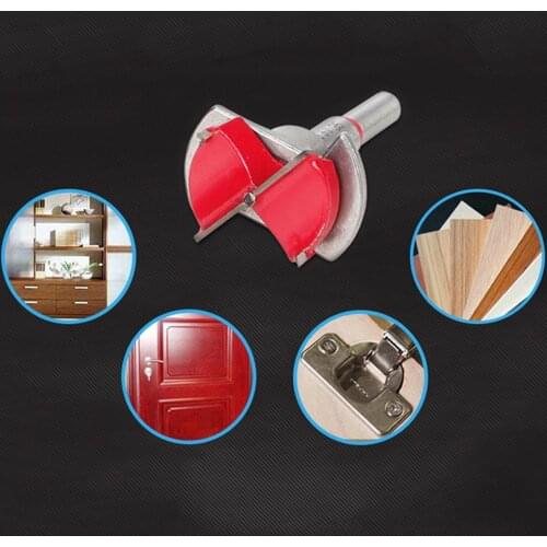 35mm Forstner Auger Drill Bit Wooden Wood Cutter Adjustable Hex Wrench Woodworking Cutter Cabinet Hinge Open Hole Saw Power Tool