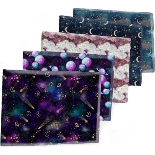 50*145CM Fabric Animals Circus Troupe Printed Polyester Cotton Twill Fabric Patchwor Printed