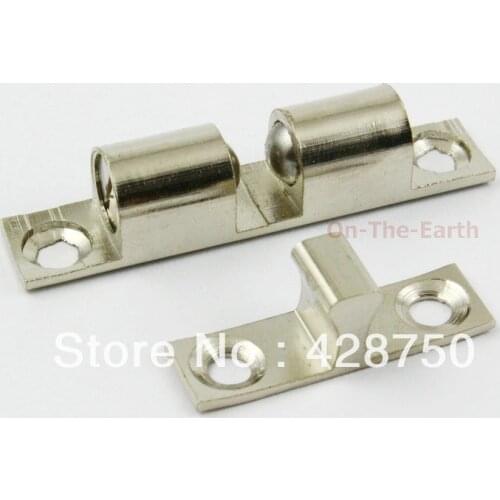 50mm Fine Copper Cabinet Door Catch Closer [Silver Color] Free Shipping (10 pieces/lot)