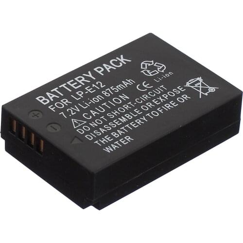 Battery Pack for Canon LP-E12, LP-E 12, LPE12 Rechargeable Lithium-ion