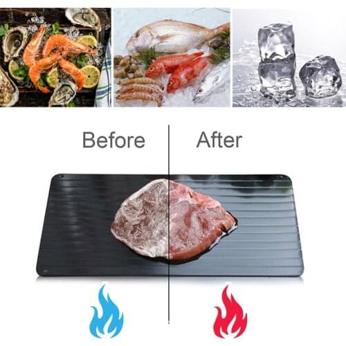 Fast Defrosting Tray Thaw Frozen Food Meat Fruit Quick Defrosting Plate Board Defrost Kitchen Gadget Tool