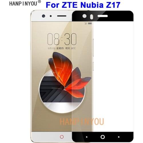 For ZTE Nubia Z17 5.5" New 9H Hardness 2.5D Full Cover Toughened Tempered Glass Film Screen Protector Protect Guard