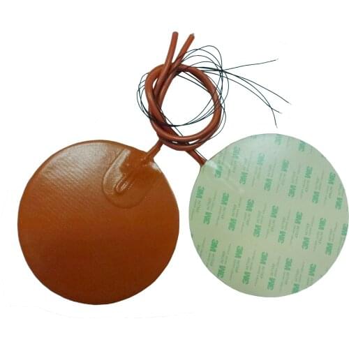 Diameter 260mm Electric heating pad with 100K thermistor and 3m adhesive