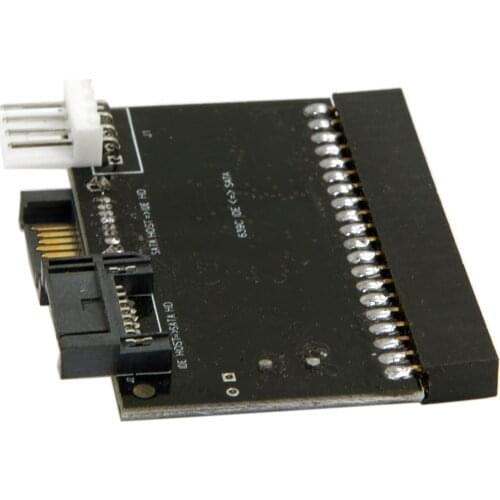 IDE 100 133 DVD CD to Two Serial SATA 7Pin Converter Adapter for Hard Disk Drive