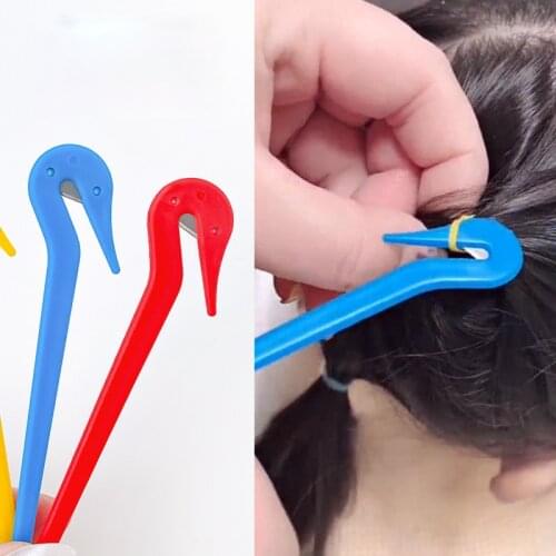 Dismantling Artifact, Childrens Hook Rubber Band Knife and One-time Small Rubber Band Special Non-injury Hair Braiding Tool