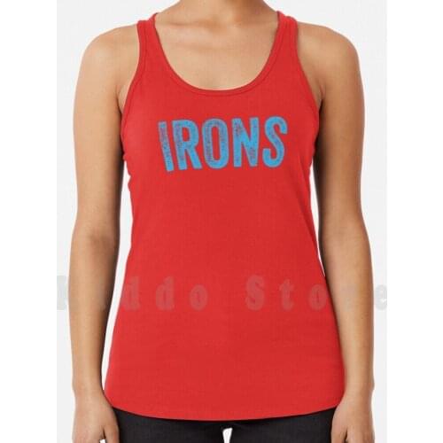 Irons-Tank Tops Vest Sleeveless Hammers Irons East End London Stadium The Hammers The Irons Forever Blowing