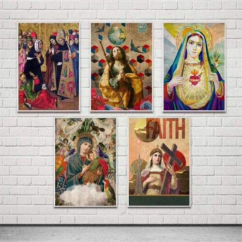 Modular Hd Prints Retro Pictures Abstract Home Decoration Classic Painting Figure Canvas Poster Nordic Wall Art For Living Room