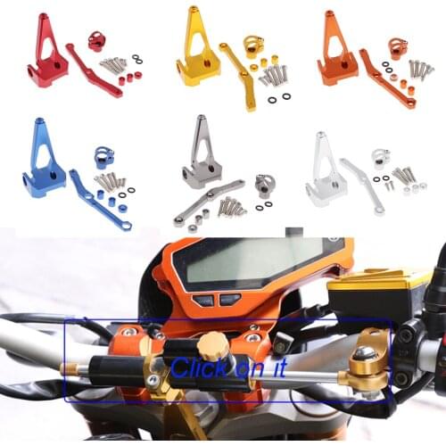 Motorcycle Steering Damper Stabilizer Bracket Mount Kit for Yamaha MT09 FZ09