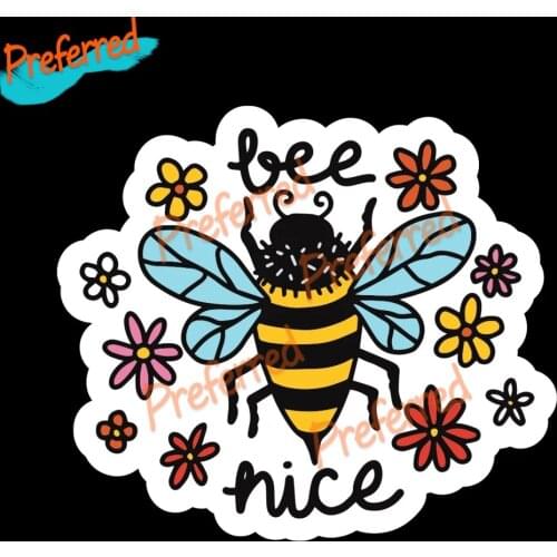 LLY-0712 Personality Car Stickers BEE Modeling Decal PVC Auto Waterproof Cars Decals on Motorcycle Laptop Decorative Accessories