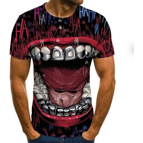 New High Quality T -Shirt 2020 Short Sleeve Hip Hop Design Men 'S 3dt -Shirt Summer Casual T -Shirt