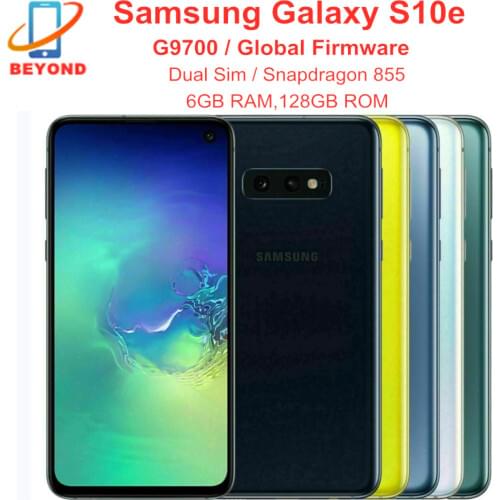 Samsung Galaxy S10e G9700 Dual Sim Snapdragon 855 6GB RAM 128GB ROM Octa Core 5.8' NFC 4G LTE Original Unlocked Cell Phone