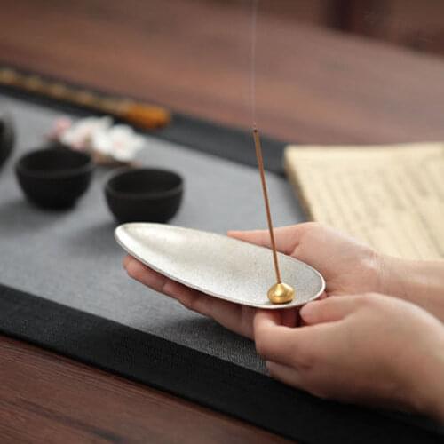 Incense Sticks Buddhist Altar Plates Healing Incense Burners Incense Burner Stick Holder Ceramic Censer Rack Table Supplies