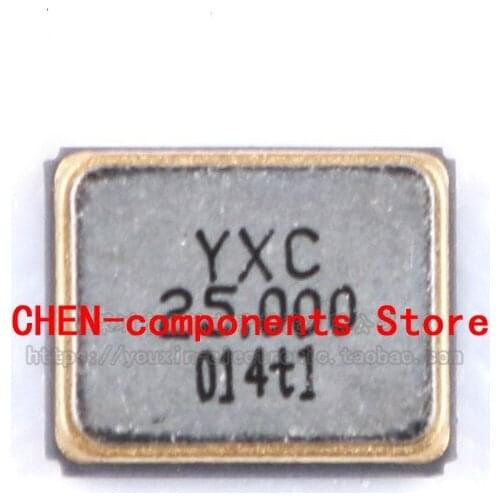 5pcs SMD passive crystal oscillator YSX221SL 25MHz 10ppm 10PF X252025MMB4SI/2520_4P