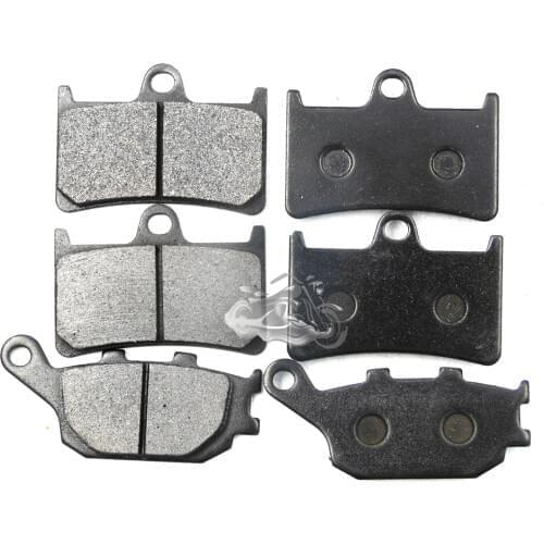 Front+Rear Brake Pads Set For Yamaha YZF-R1 1000 YZF-R6 YZF R6S FZ1 Fazer Motorcycle