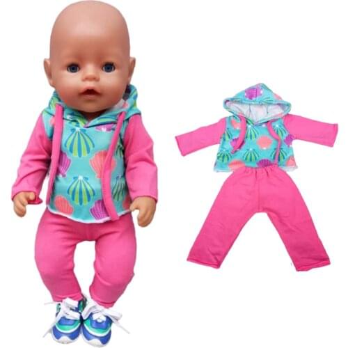 17 Inch Doll Ballet Lace Dress Fit for 43cm New Born Baby Doll Dress 18 Inch Doll Clothes Trousers