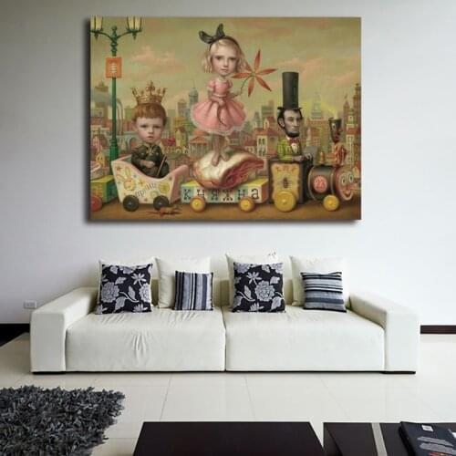 The Meat Train By Mark Ryden Canvas Posters Prints Wall Art Painting Decorative Picture Bedroom Modern Home Decoration Artwork