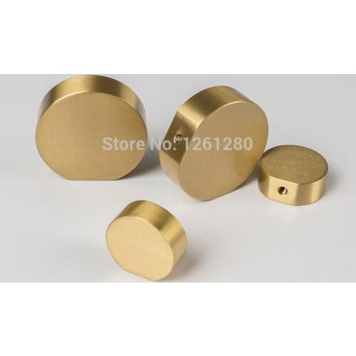 Semicircular solid simple drawer knob furniture cabinet knob hardware wardrobe shoe door single hole handle closet cone pull