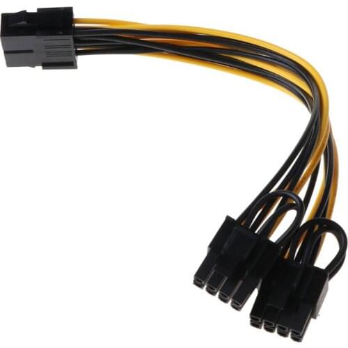 25cm 8 Pin to 8 Pin ATX EPS Male to Female Power Extension PSU Mainboard Power Extension Adapter Cable