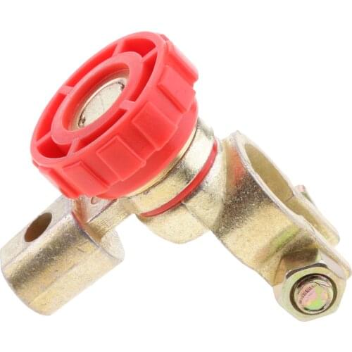 Universal Battery Isolator Switch Cut Off Disconnect Terminal Link with Round Knob for Car Van Boat Durable and Easy Use