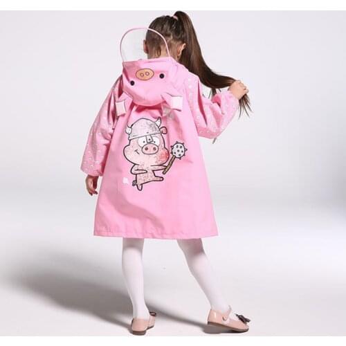 80-145CM waterproof raincoat for children kids baby rain coat poncho boys girls primary school students rain poncho jacket