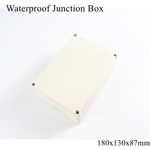 180x130x87mm Waterproof Plastic Enclosure Box Outdoor Cable Connection Junction Electrical Project Case ABS IP65 180*130*87mm
