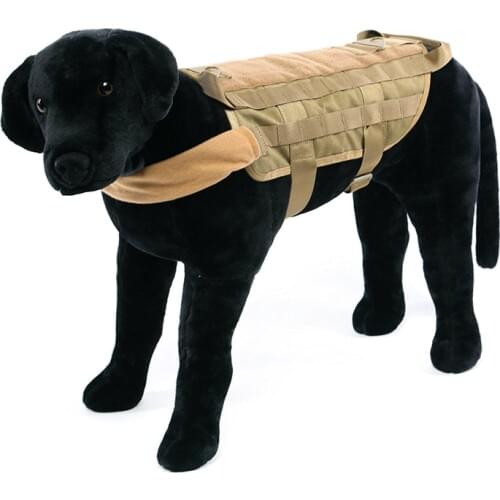 Military Dog Molle Vest Tactical Dog Clothes Jacket Hunting Walking Hiking Training Harness Dog Vest