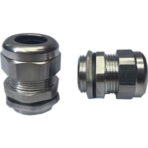 High quality 2pcs/lot metal cable joint G1/2 inch pipe thread waterproof G3/4 explosion-proof teh stuffi